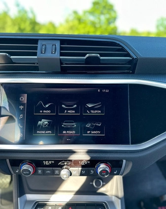 Audi Q3 cena 114700 przebieg: 77000, rok produkcji 2019 z Kobyłka małe 379
